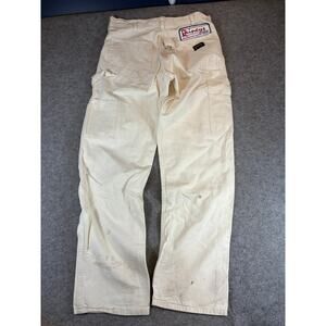VTG Stan Ray Raineys Company Painter Work Pants Mens 34x30 Double Knee Carpenter